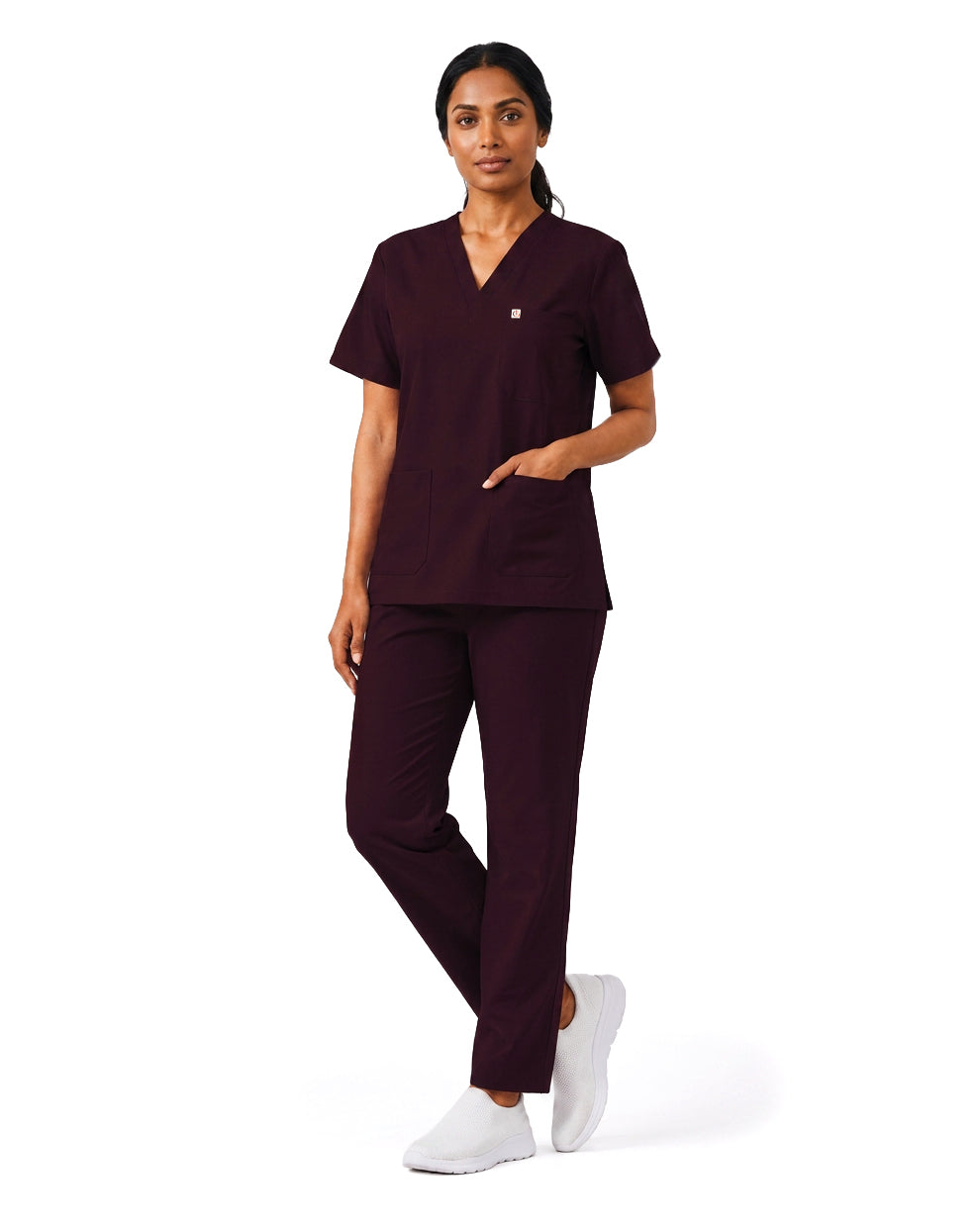 Women FlexGO V-Neck 5-Pocket Scrub Set