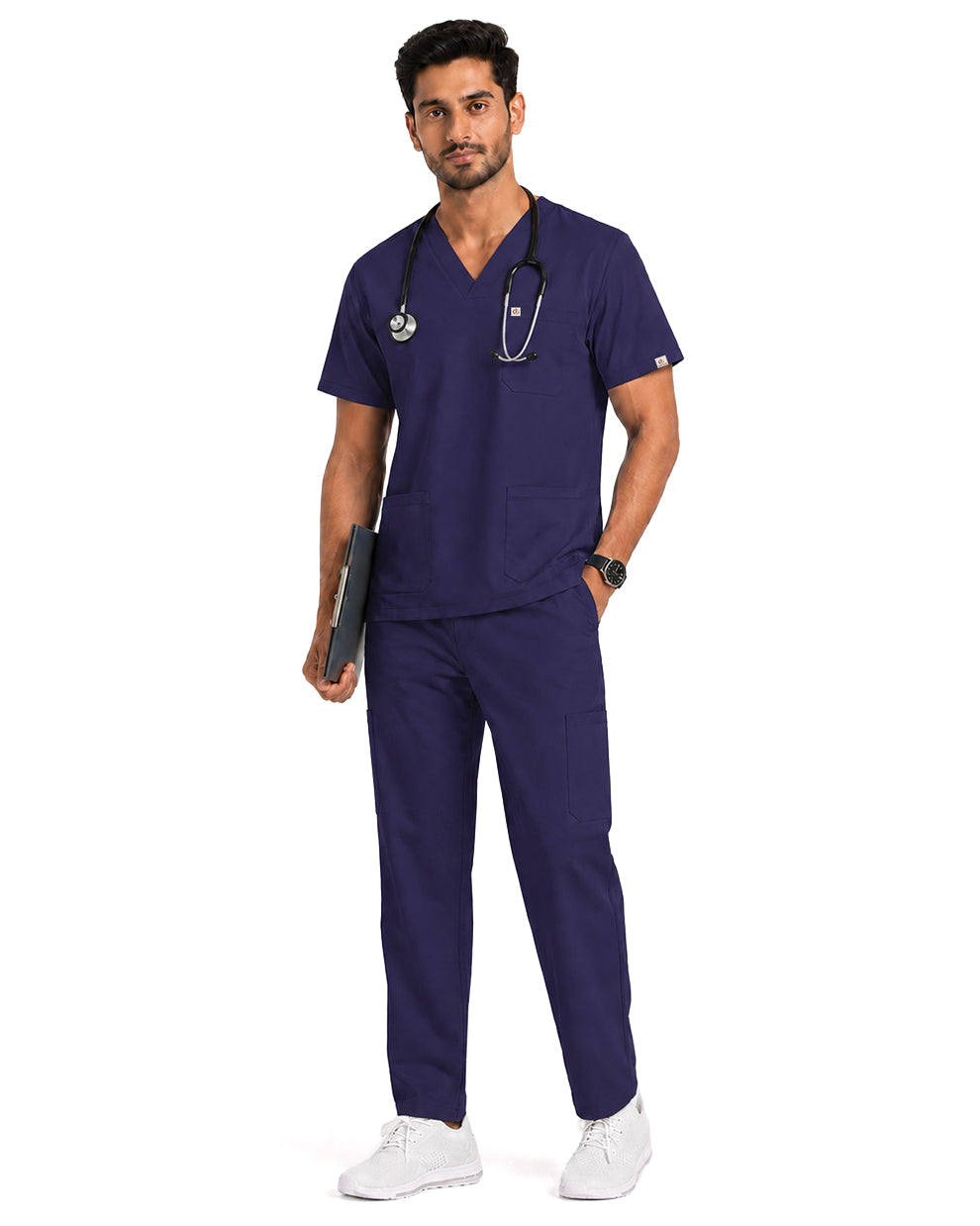 Men FlexPRO V-Neck 9-Pocket Scrub Set