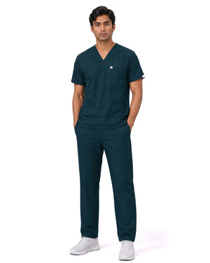 Men FlexGO V-Neck 5-Pocket Scrub Set