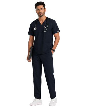 Men FlexPRO V-Neck 9-Pocket Scrub Set