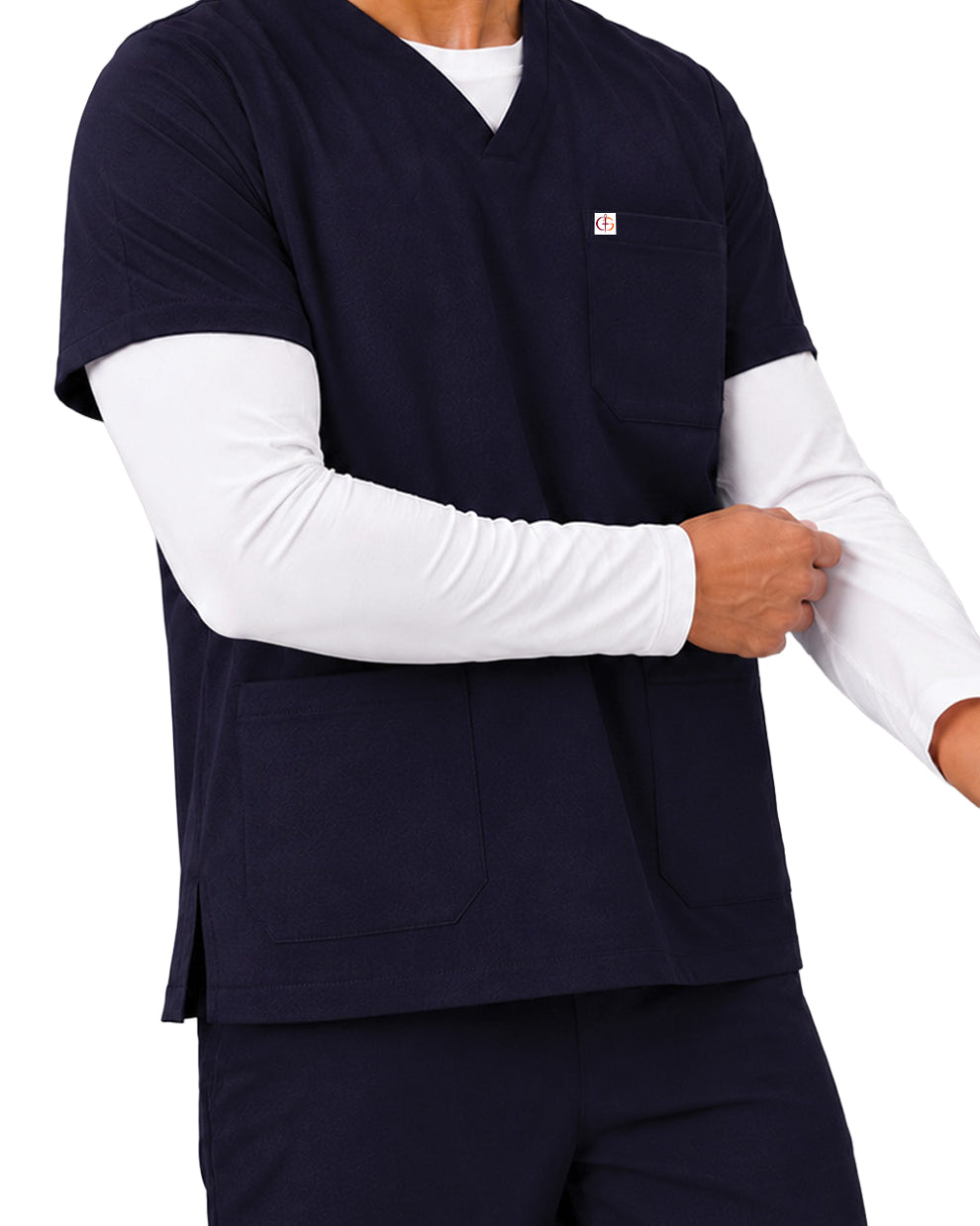 Men FlexGO V-Neck 5-Pocket Scrub Set