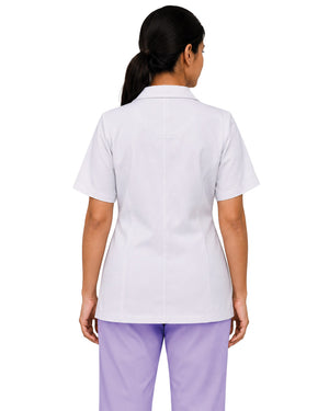 Women FlexGO Lab Coat – Regular Length, Half Sleeve