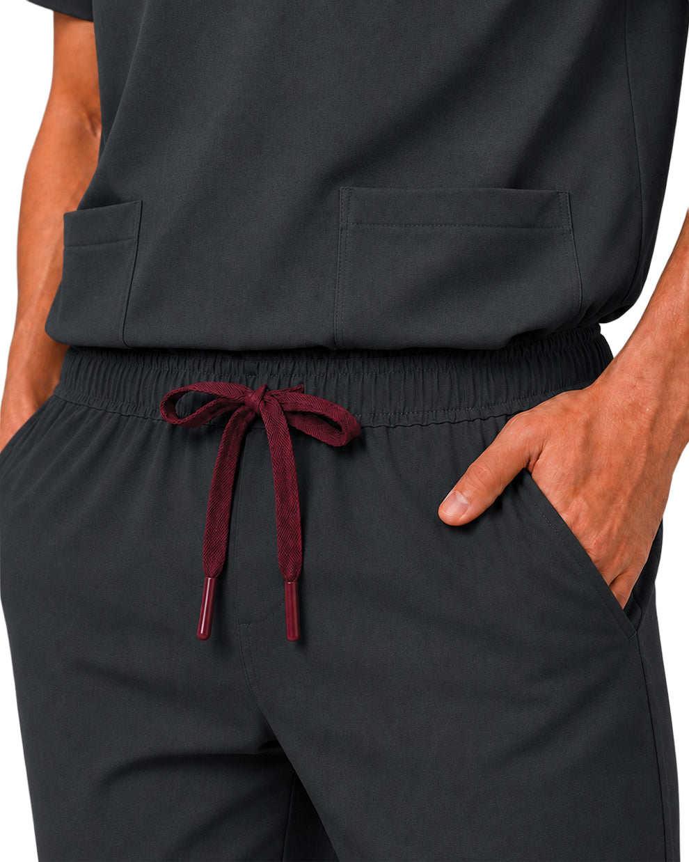 Men FlexGO V-Neck 5-Pocket Scrub Set