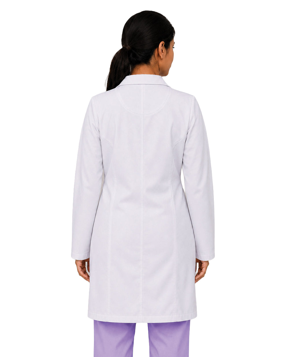 Women FlexGO Lab Coat – Knee Length, Full Sleeve