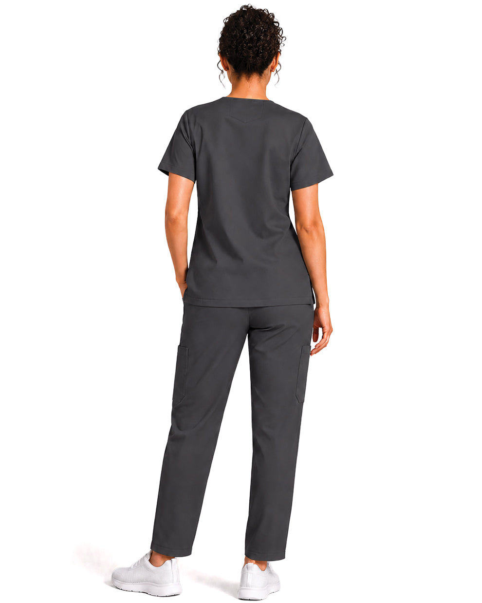 Women FlexPRO V-Neck 9-Pocket Scrub Set