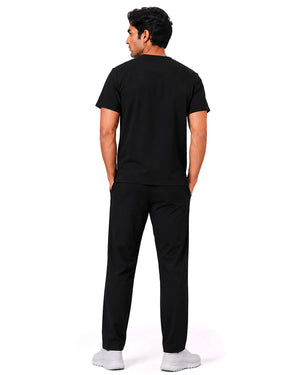 Men FlexGO V-Neck 5-Pocket Scrub Set