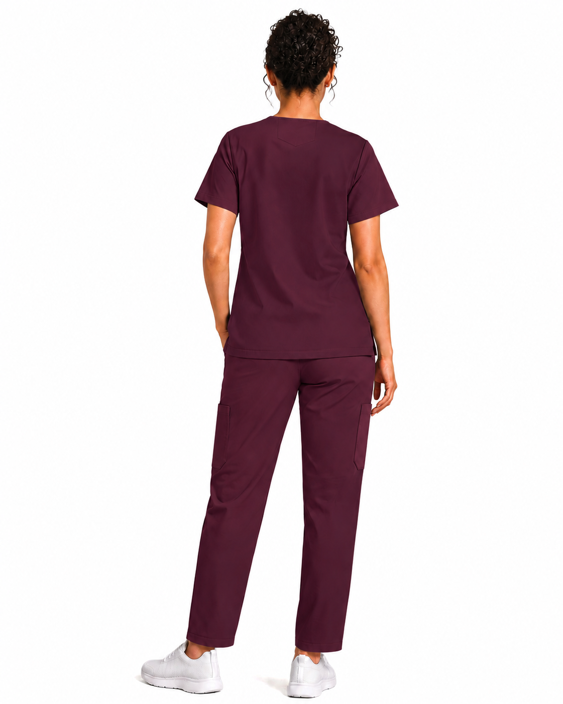 Women FlexPRO V-Neck 9-Pocket Scrub Set