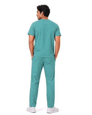 Men FlexGO V-Neck 5-Pocket Scrub Set