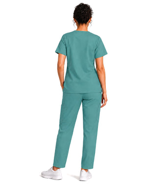 Women FlexPRO Collared 5-Pocket Scrub Set