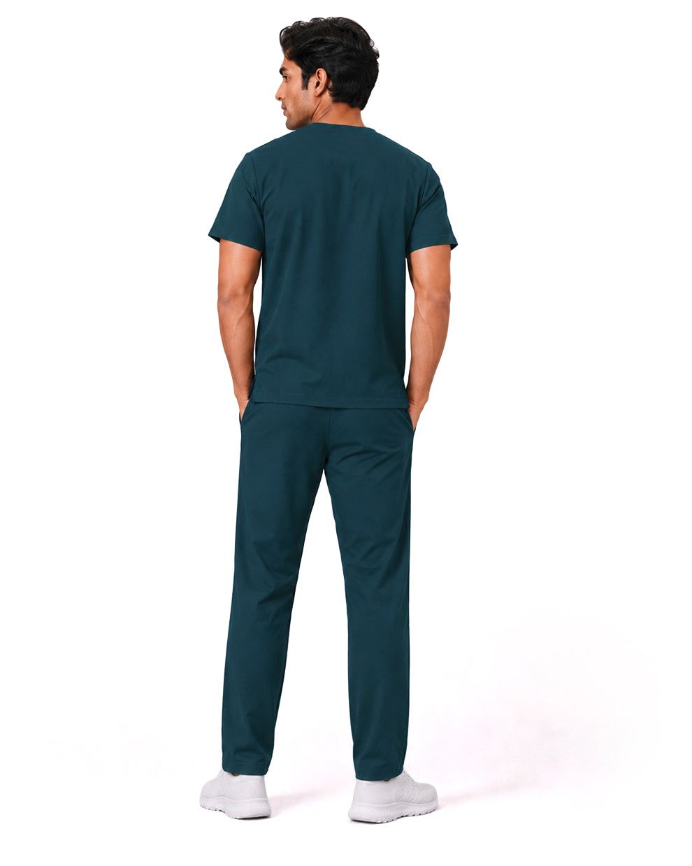 Men FlexGO V-Neck 5-Pocket Scrub Set