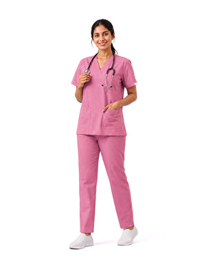 Women FlexGO V-Neck 5-Pocket Scrub Set