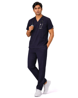 Men FlexGO V-Neck 5-Pocket Scrub Set
