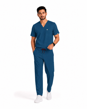 Men FlexPRO V-Neck 9-Pocket Scrub Set