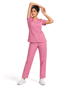 Women FlexPRO Collared 5-Pocket Scrub Set