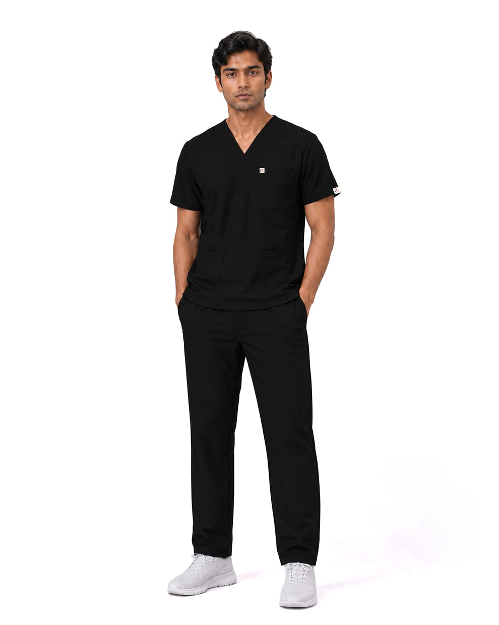 Men FlexGO V-Neck 5-Pocket Scrub Set