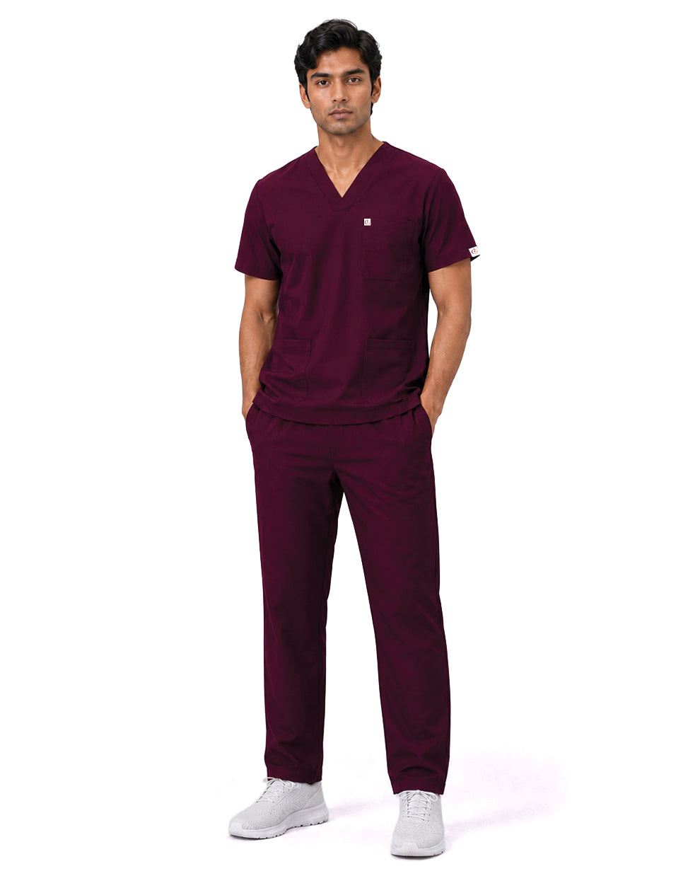 Men FlexGO V-Neck 5-Pocket Scrub Set