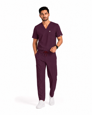 Men FlexPRO V-Neck 9-Pocket Scrub Set