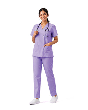 Women FlexGO V-Neck 5-Pocket Scrub Set