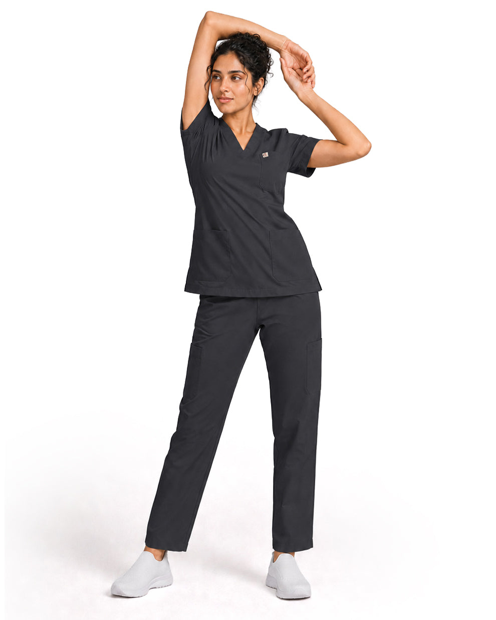 Women FlexPRO V-Neck 9-Pocket Scrub Set