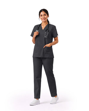 Women FlexGO V-Neck 5-Pocket Scrub Set