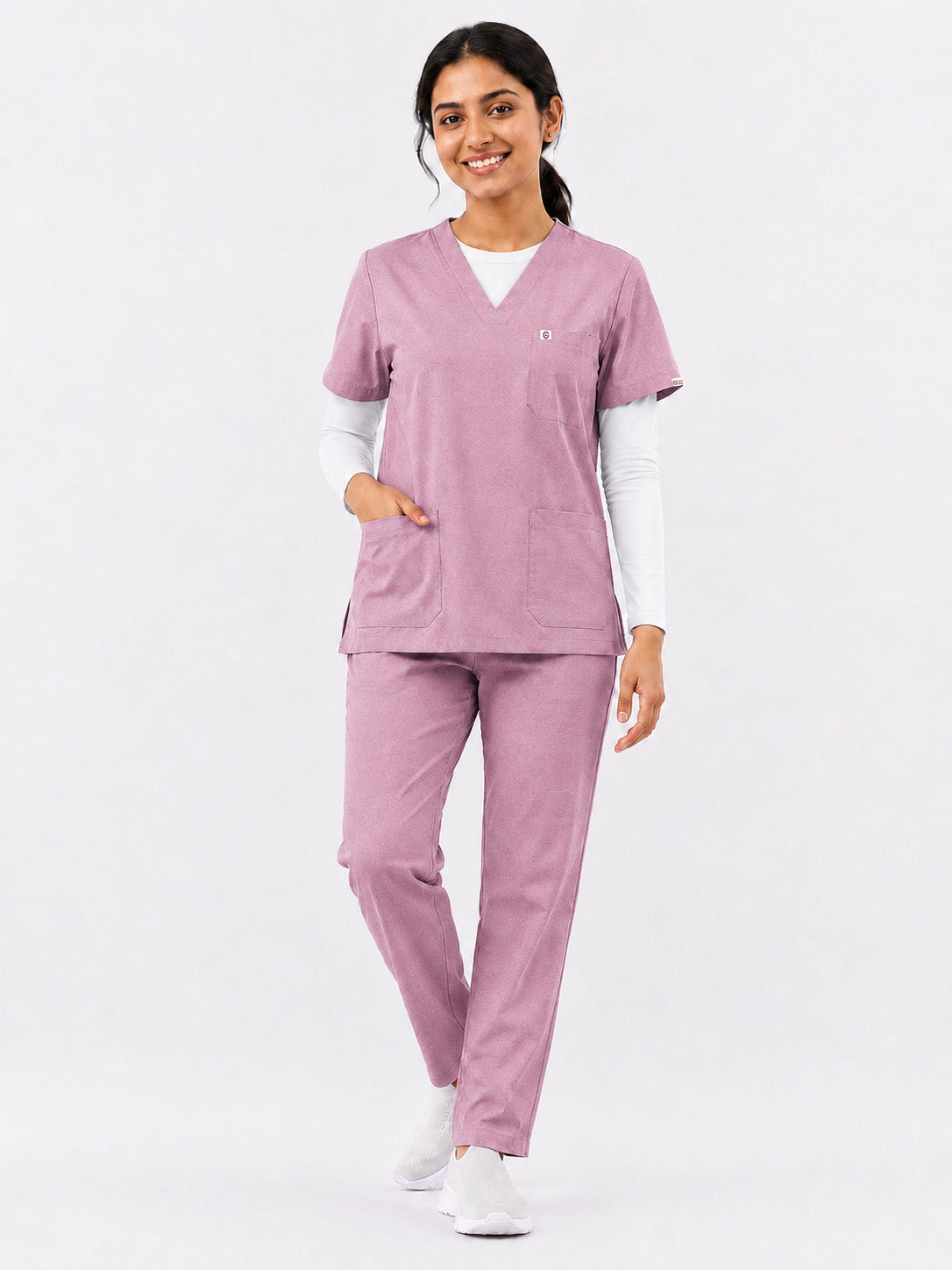 Women FlexGO V Neck 5-Pocket