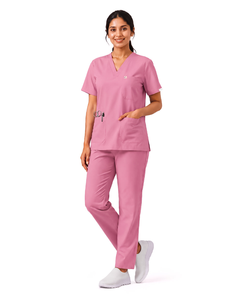 Women FlexGO V Neck 5-Pocket
