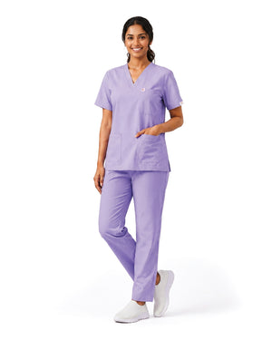 Women FlexGO V-Neck 5-Pocket Scrub Set