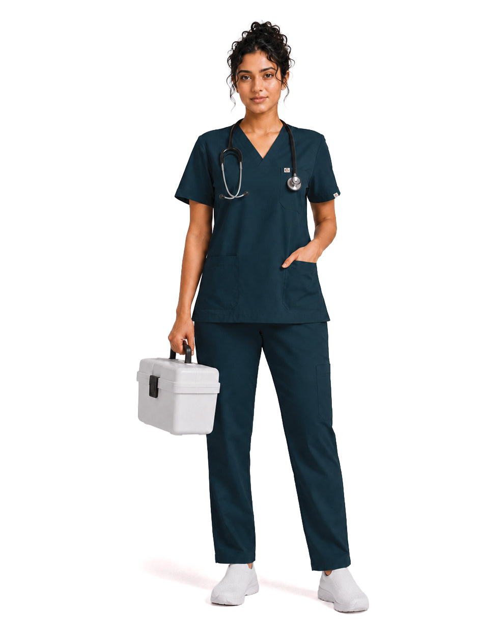 Women FlexPRO Collared 5-Pocket Scrub Set