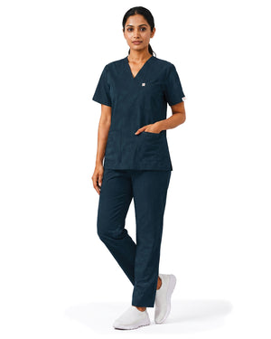 Women FlexGO V-Neck 5-Pocket Scrub Set
