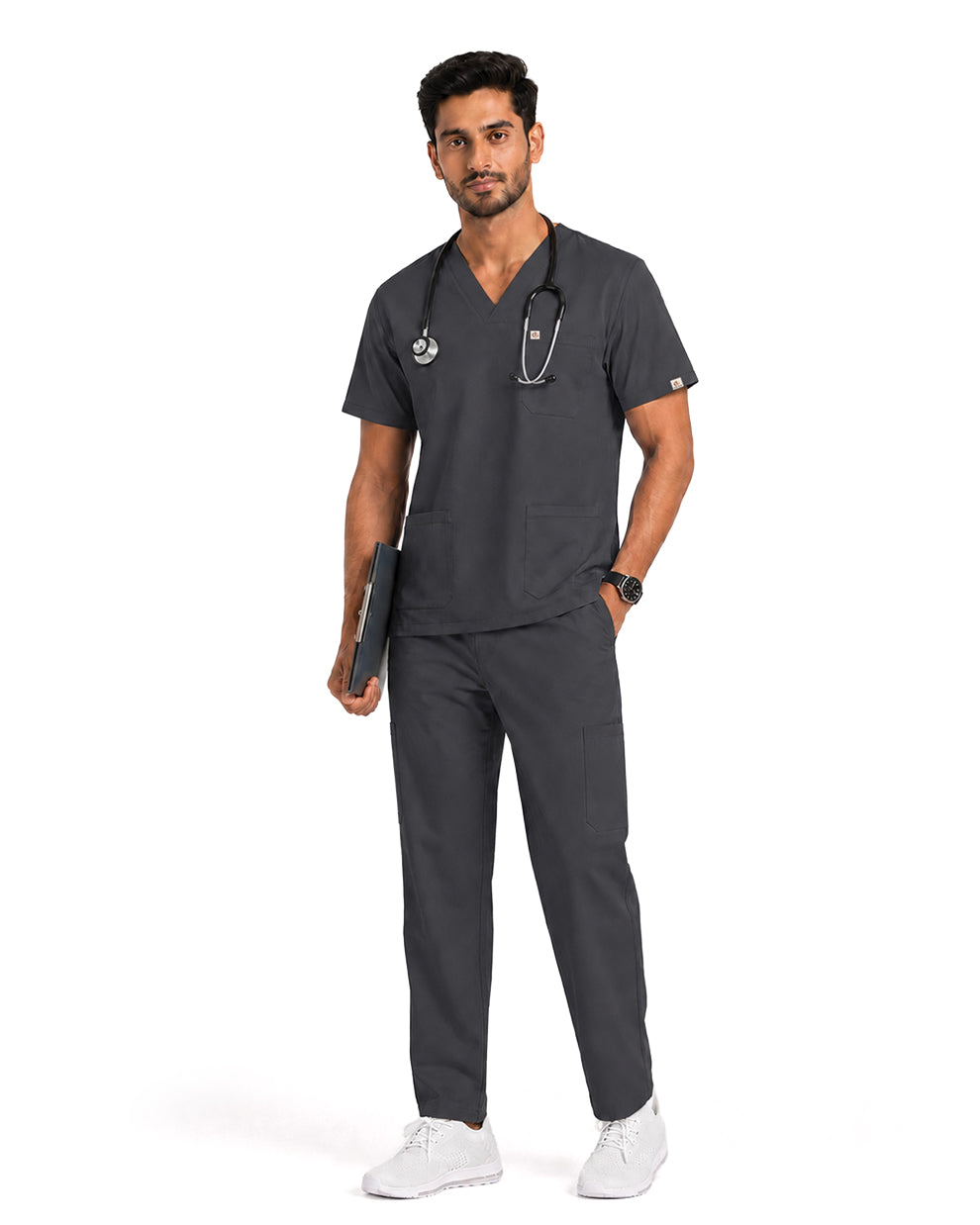 Men FlexPRO V-Neck 9-Pocket Scrub Set