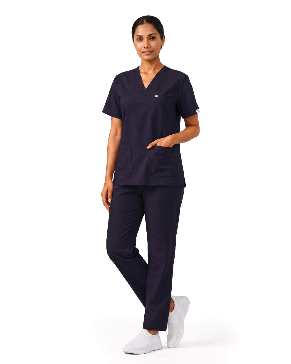 Women FlexGO V-Neck 5-Pocket Scrub Set