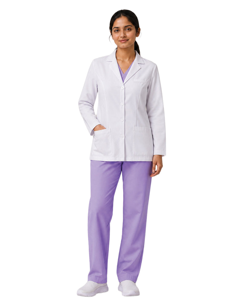 Women FlexGO Lab Coat – Regular Length, Full Sleeve