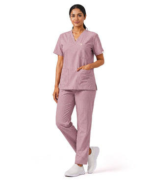 Women FlexGO V-Neck 5-Pocket Scrub Set