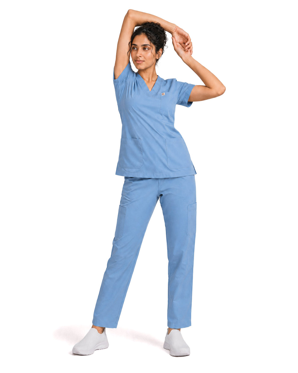 Women FlexPRO V-Neck 9-Pocket Scrub Set