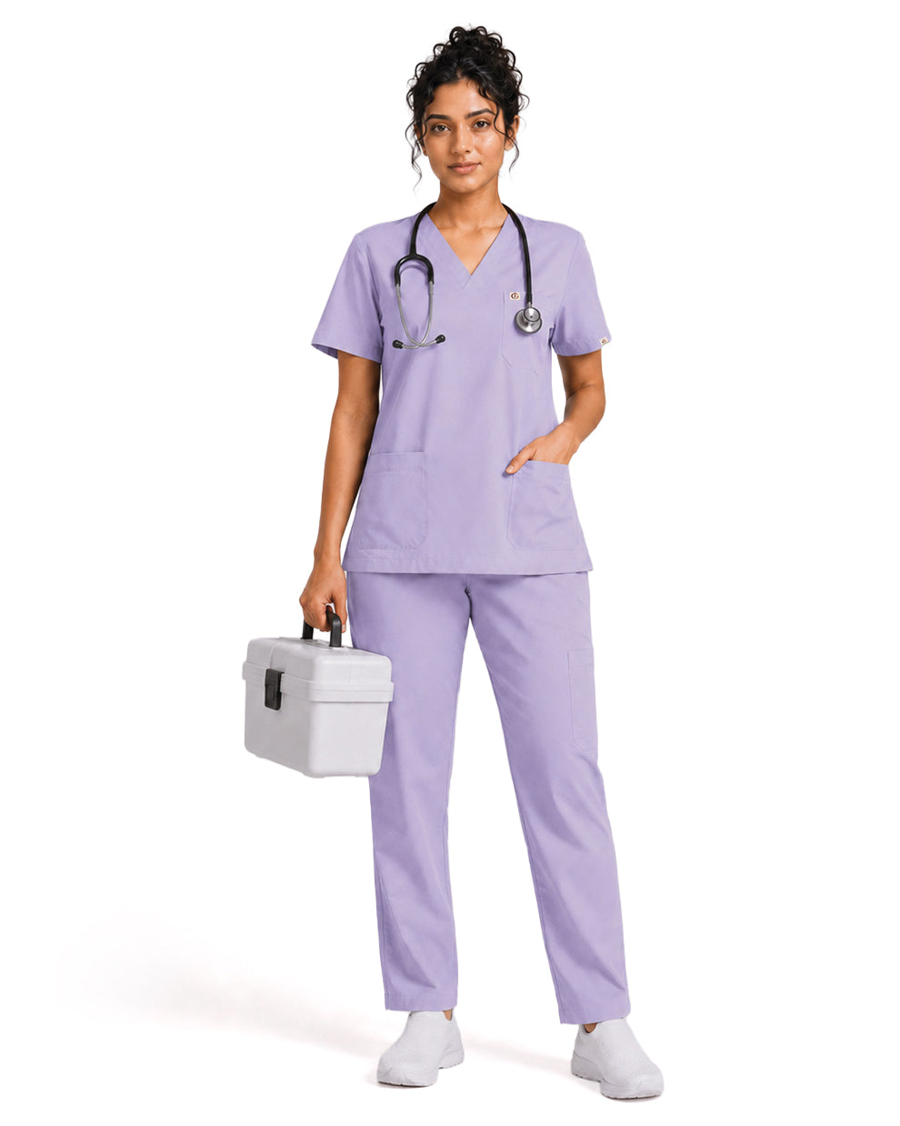 Women FlexPRO Collared 5-Pocket Scrub Set
