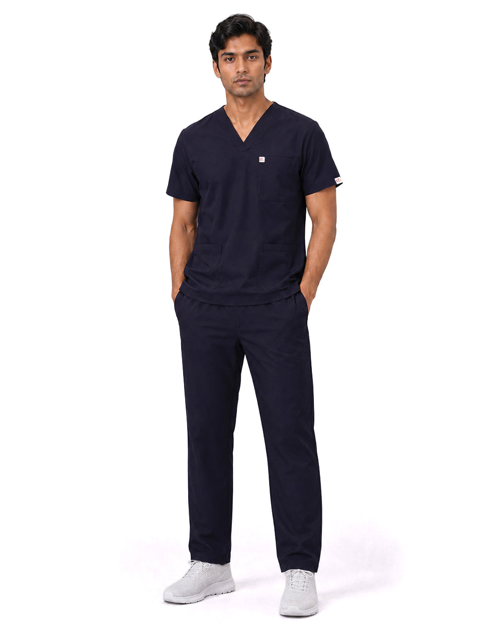 Men FlexGO V-Neck 5-Pocket Scrub Set