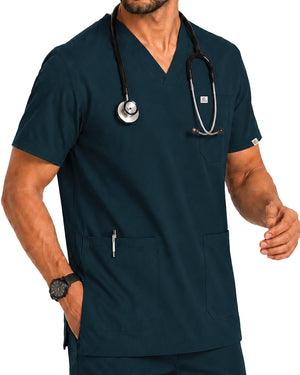 Men FlexPRO V-Neck 9-Pocket Scrub Set