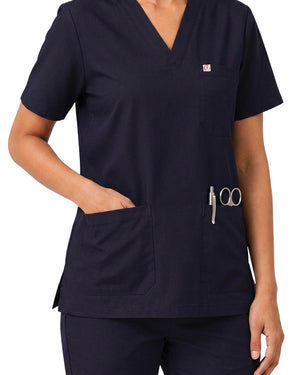 Women FlexGO V-Neck 5-Pocket Scrub Set
