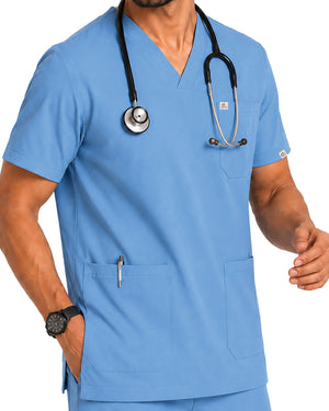 Men FlexPRO V-Neck 9-Pocket Scrub Set