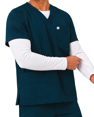 Men FlexGO V-Neck 5-Pocket Scrub Set