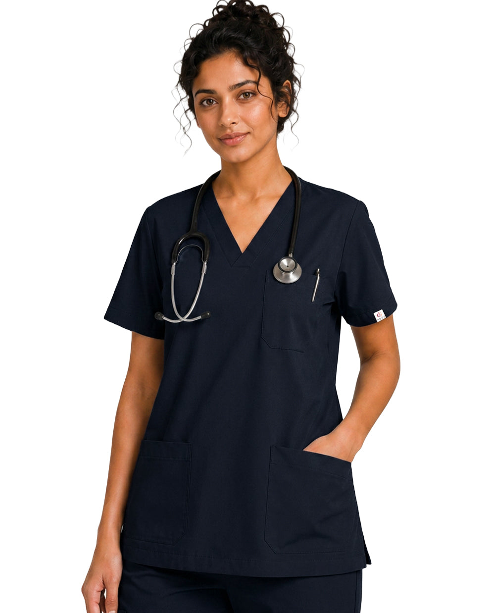 Women FlexPRO V-Neck 9-Pocket Scrub Set