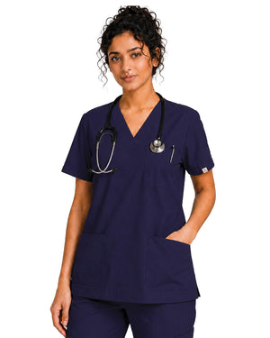 Women FlexPRO V-Neck 9-Pocket Scrub Set