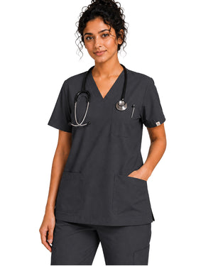 Women FlexPRO V-Neck 9-Pocket Scrub Set