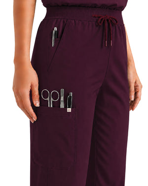 Women FlexPRO V-Neck 9-Pocket Scrub Set