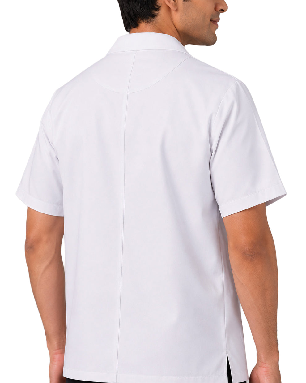 Men FlexGO Lab Coat – Regular Length, Half Sleeve