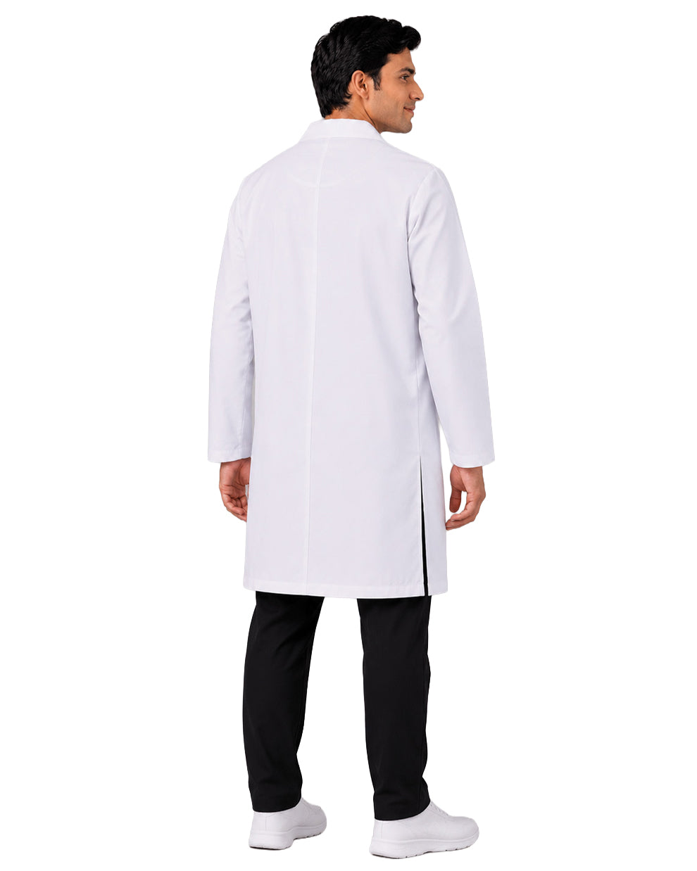Men FlexGO Lab Coat – Knee Length, Full Sleeve