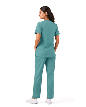Women FlexGO V-Neck 5-Pocket Scrub Set