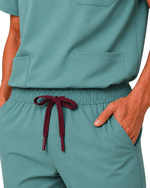 Men FlexGO V-Neck 5-Pocket Scrub Set