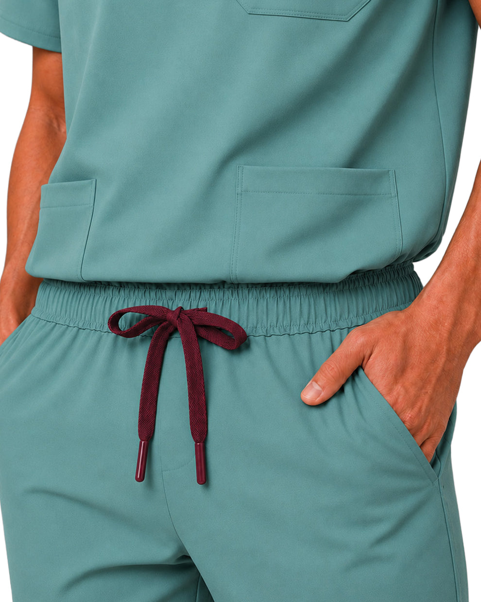 Men FlexGO V-Neck 5-Pocket Scrub Set