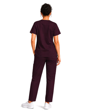 Women FlexPRO V-Neck 9-Pocket Scrub Set